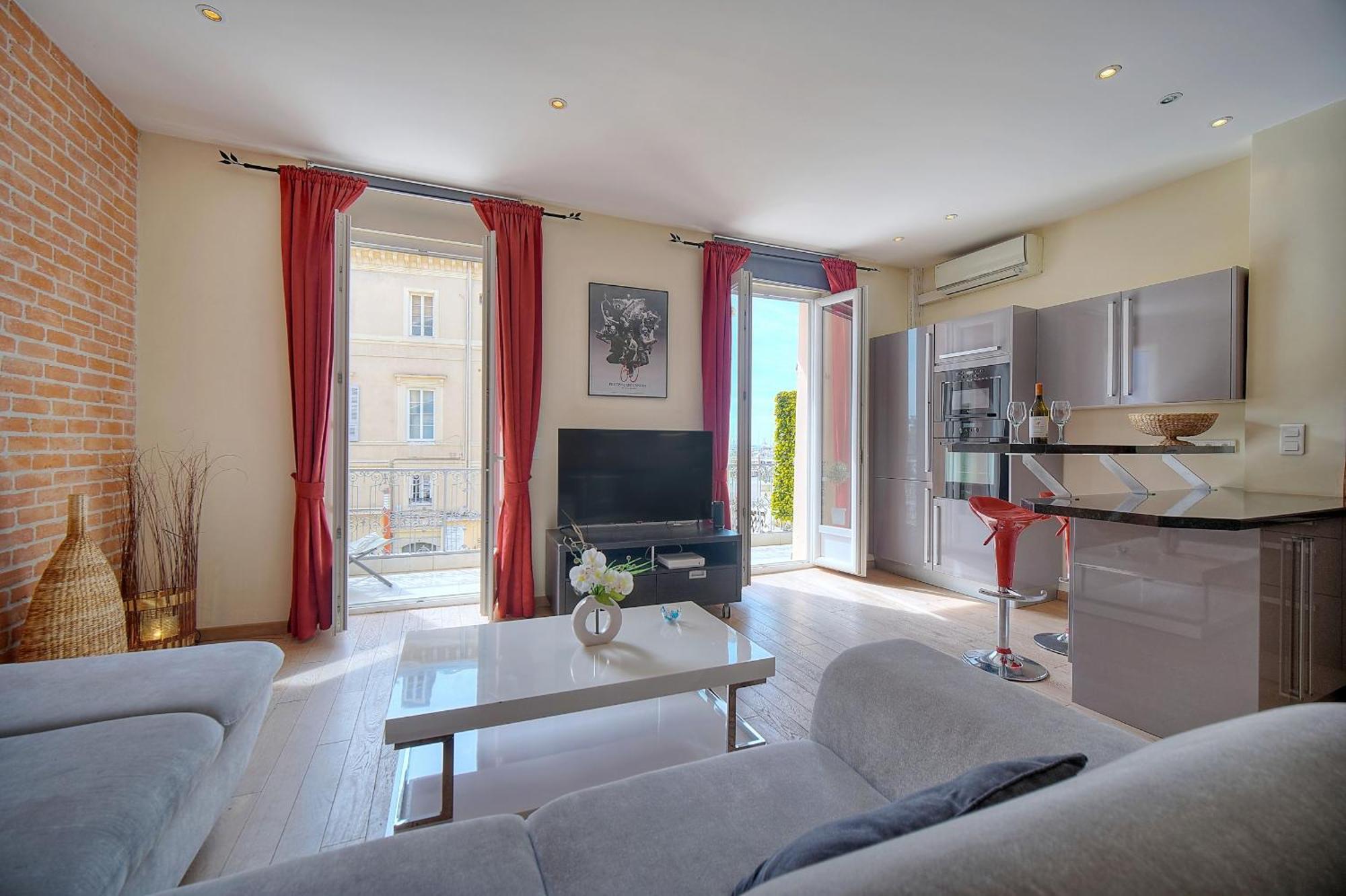 Moderne 3 Pieces Idealement Situe Centre De Cannes L! A2B22 Dış mekan fotoğraf
